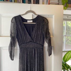 BA&SH Despina Silk Maxi Dress